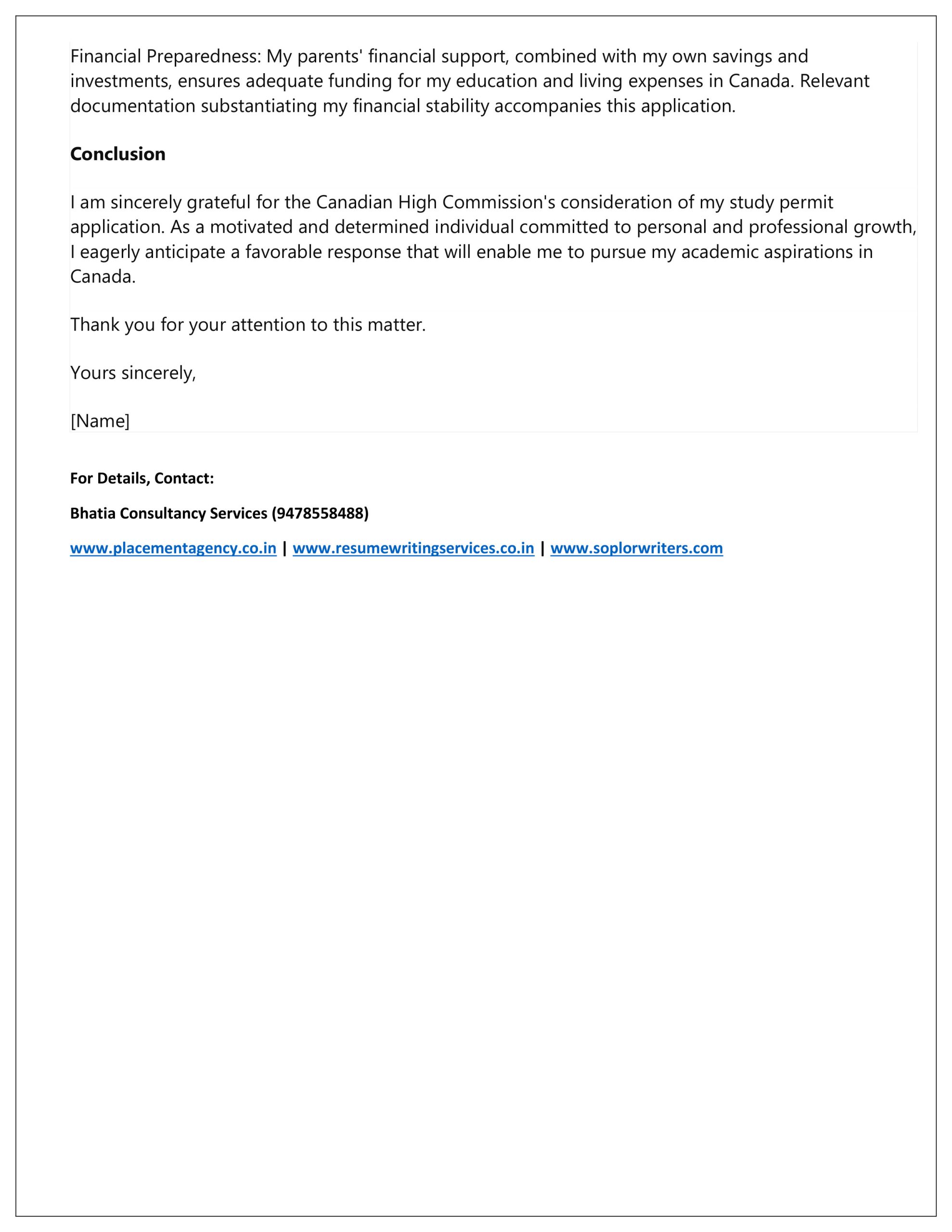 SOP Samples for Canada Spouse Visa after Refusal